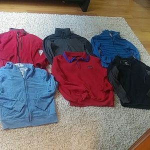 Lot of 6 Medium boys hoodies/pullovers